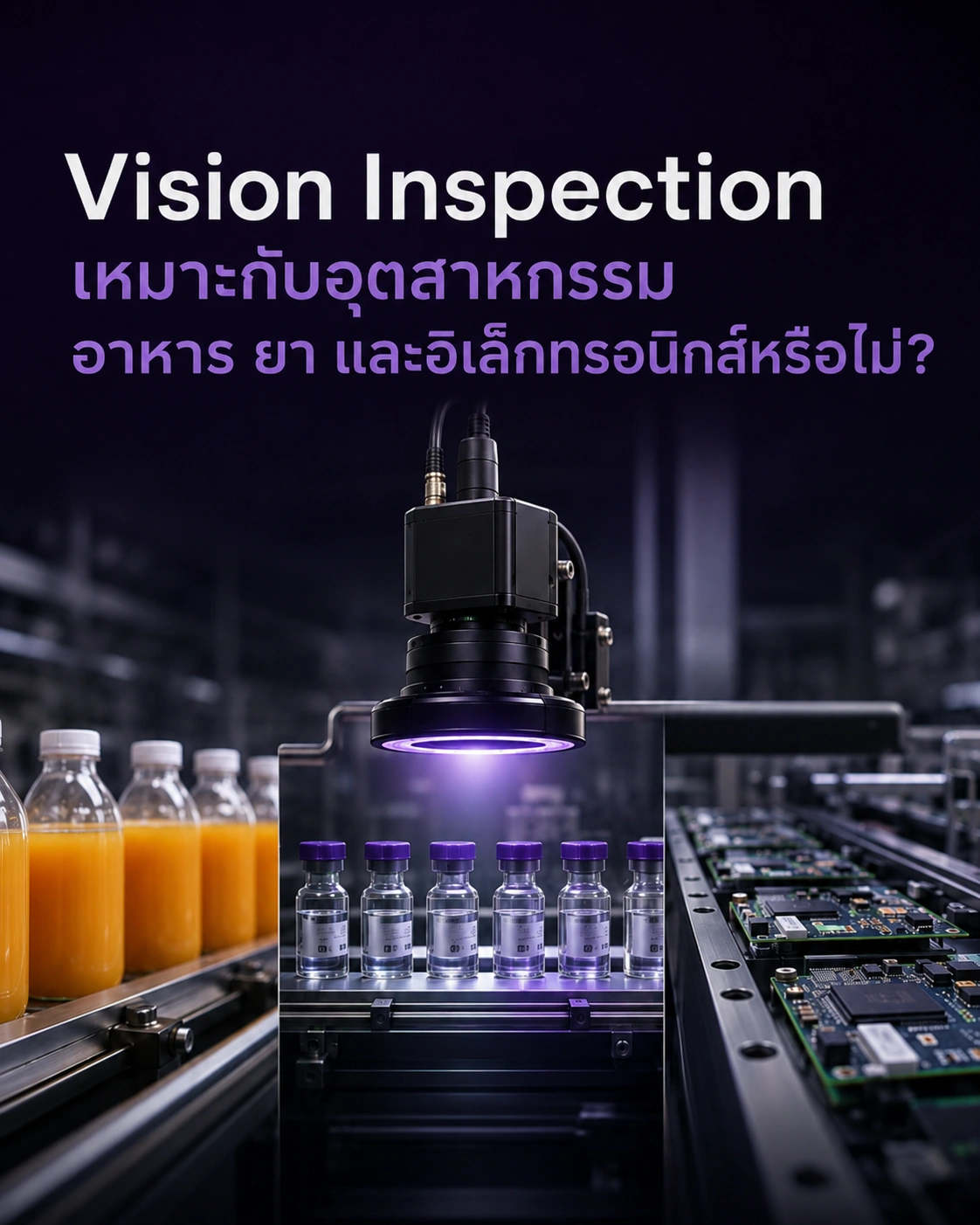 ระบบ Vision Inspection ตรวจสอบสินค้าที่มีความซับซ้อนได้แค่ไหน?